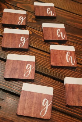 Personalized | wood |  coasters | custom gift | - image6